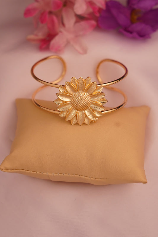 Sunflower Cuff Bracelet