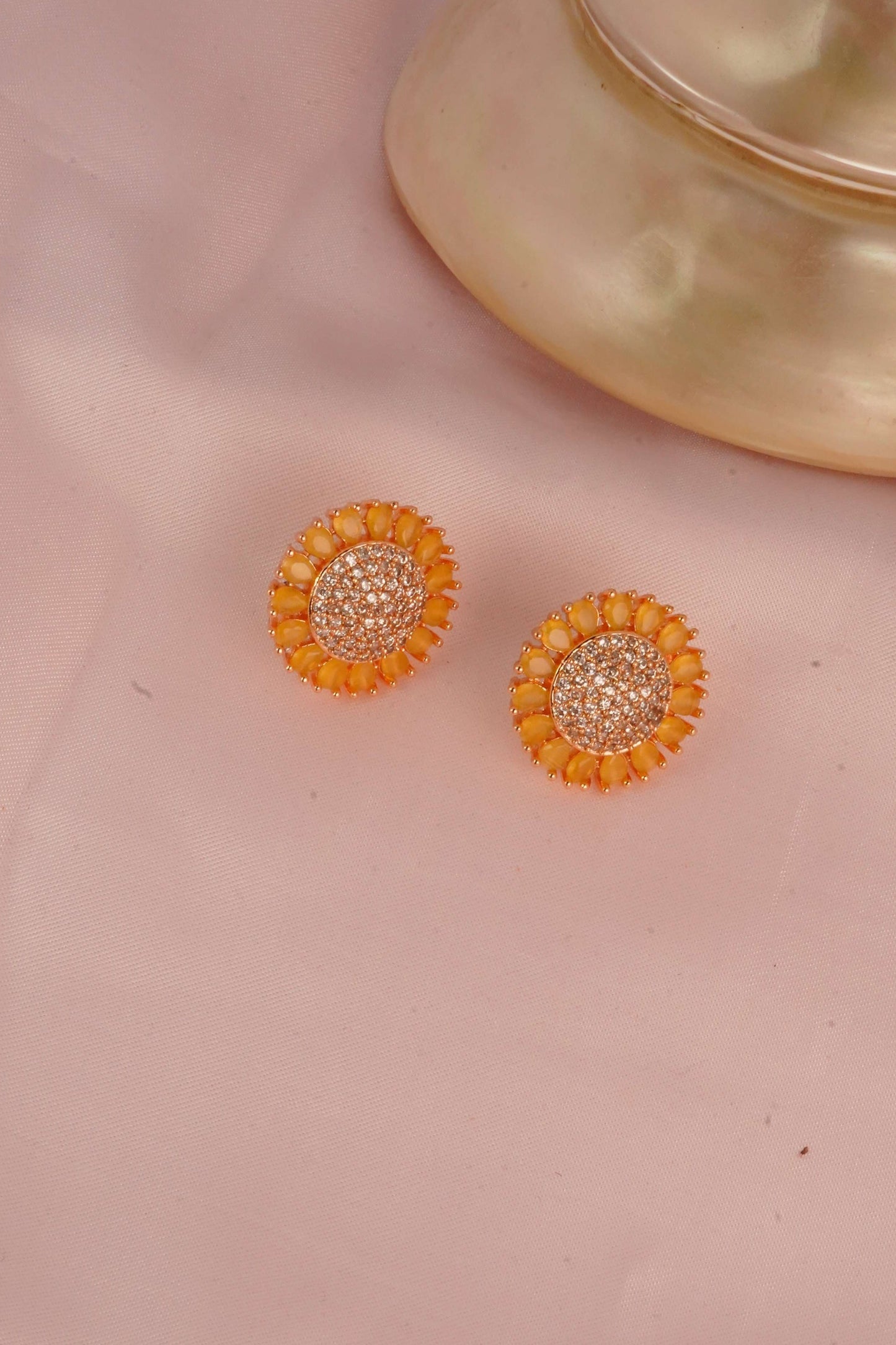 Sunflower Stud Earring