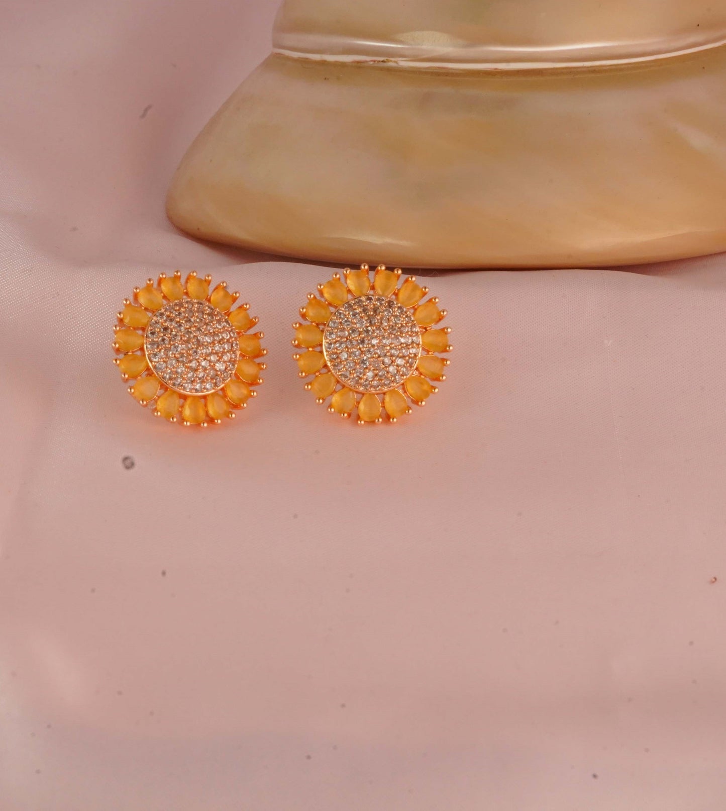 Sunflower Stud Earring