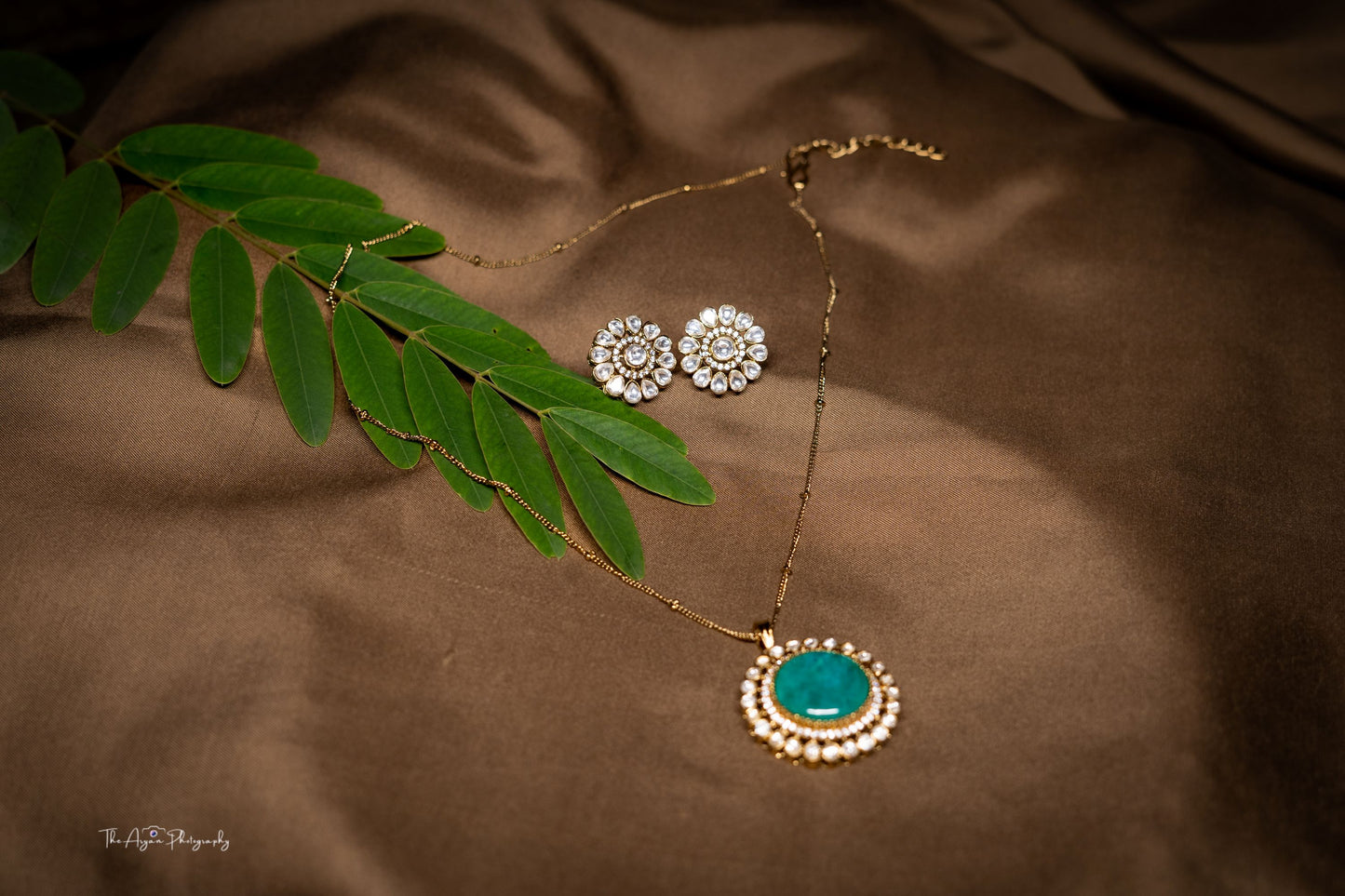 Turquoise Coin Pendant