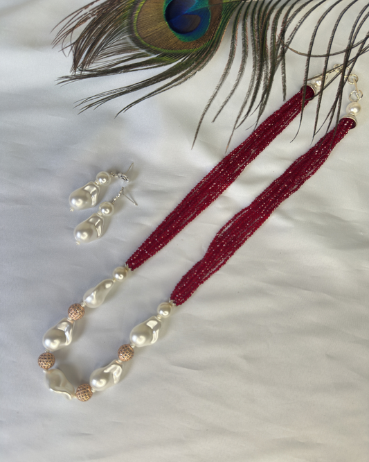 Red Seed Bead Mala