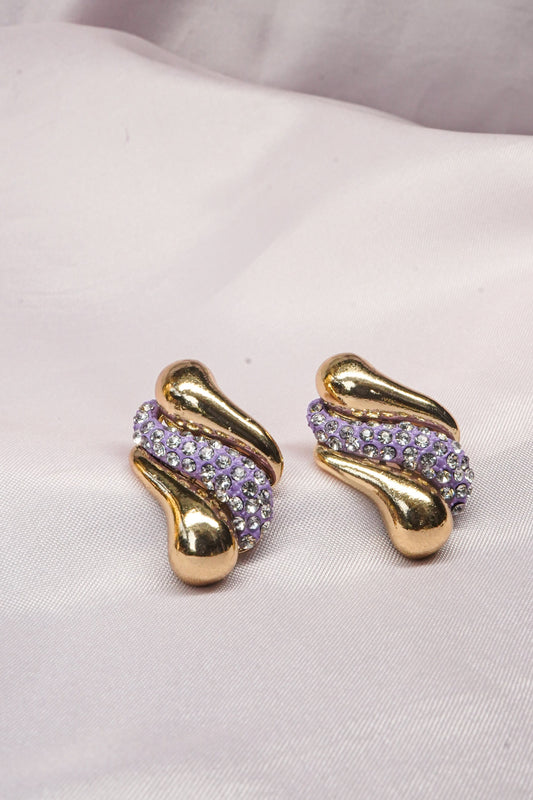 Vintage Glow  Stud Earrings