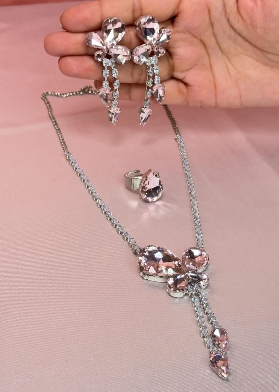 Pink Mist Floral Set