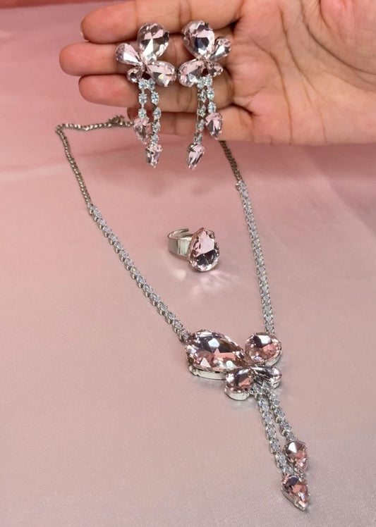 Pink Mist Floral Set