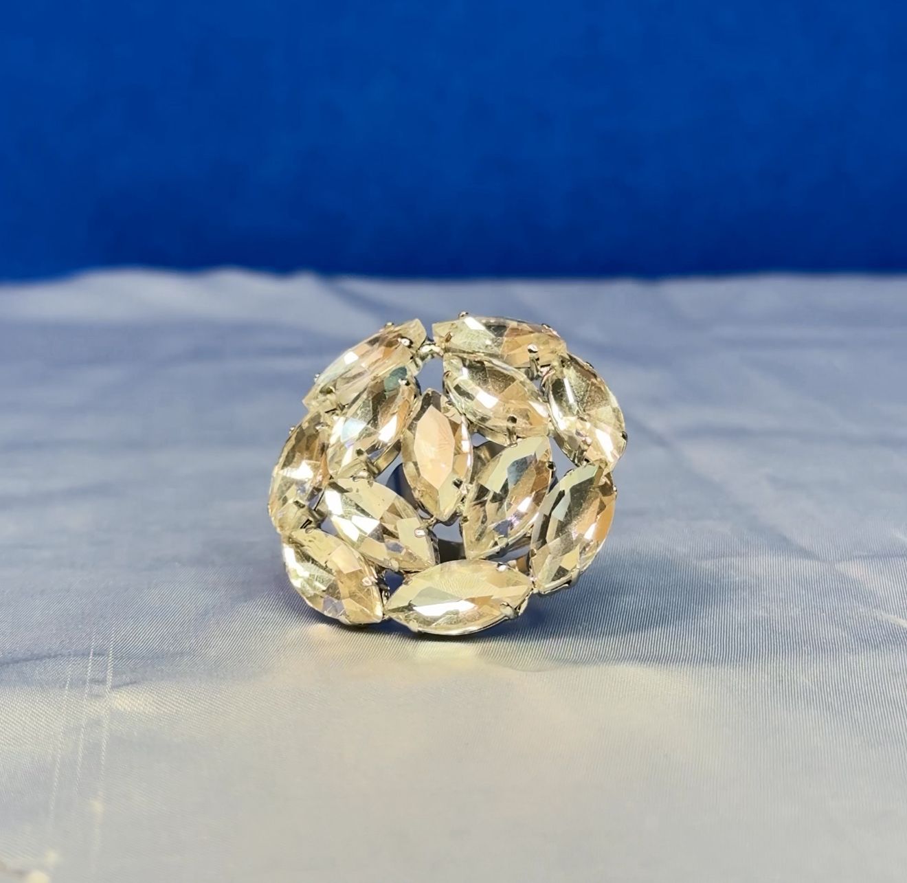 Sterling Silver Crystal Ring