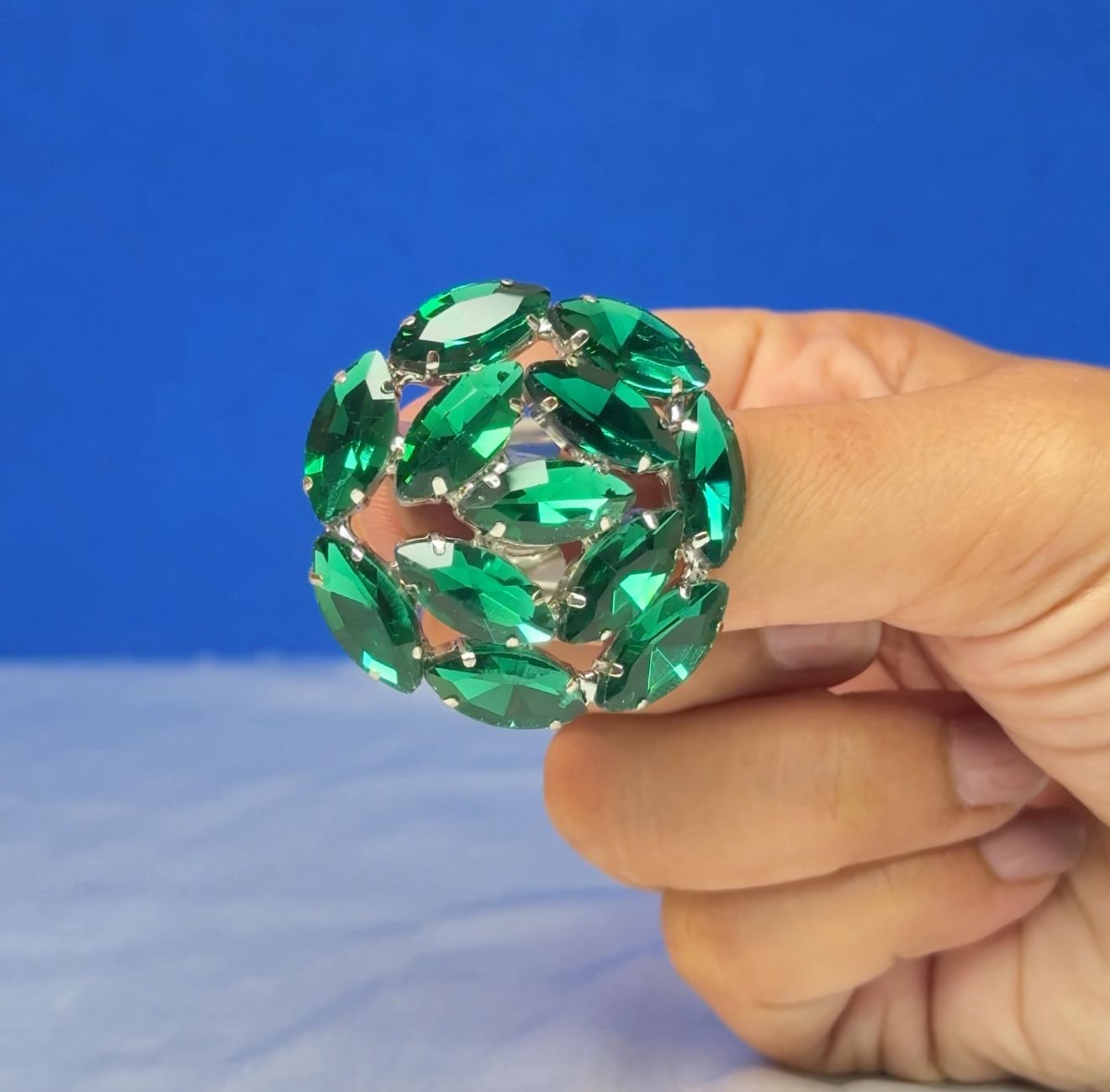 Green Cocktail Ring