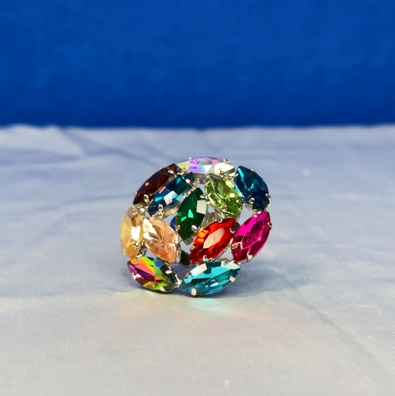 Multicolor Crystal Ring
