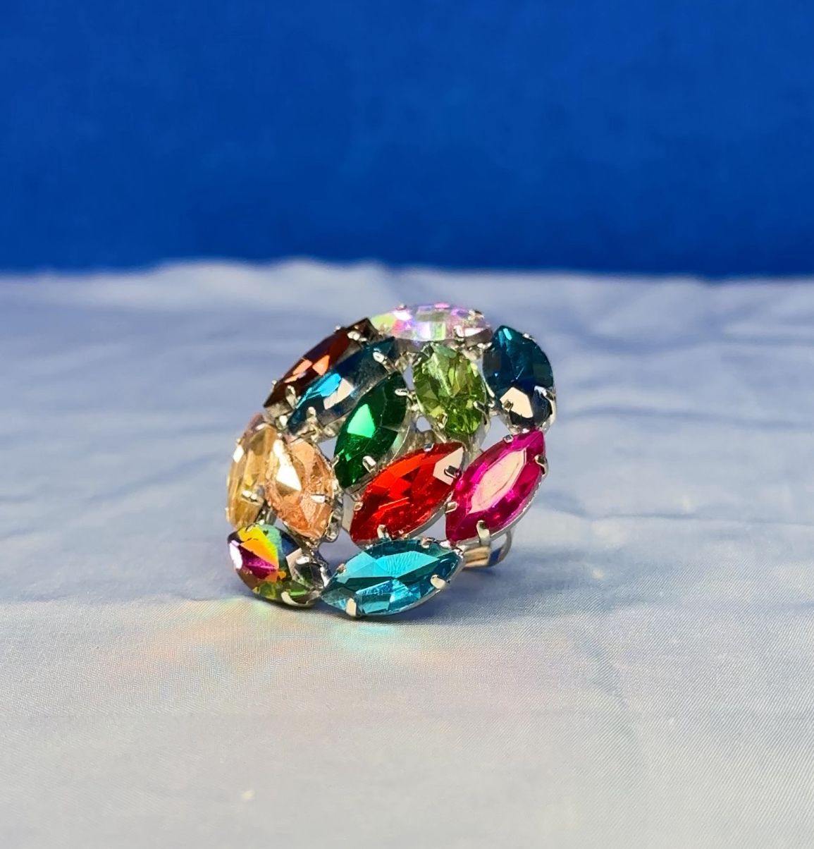Multicolor Crystal Ring