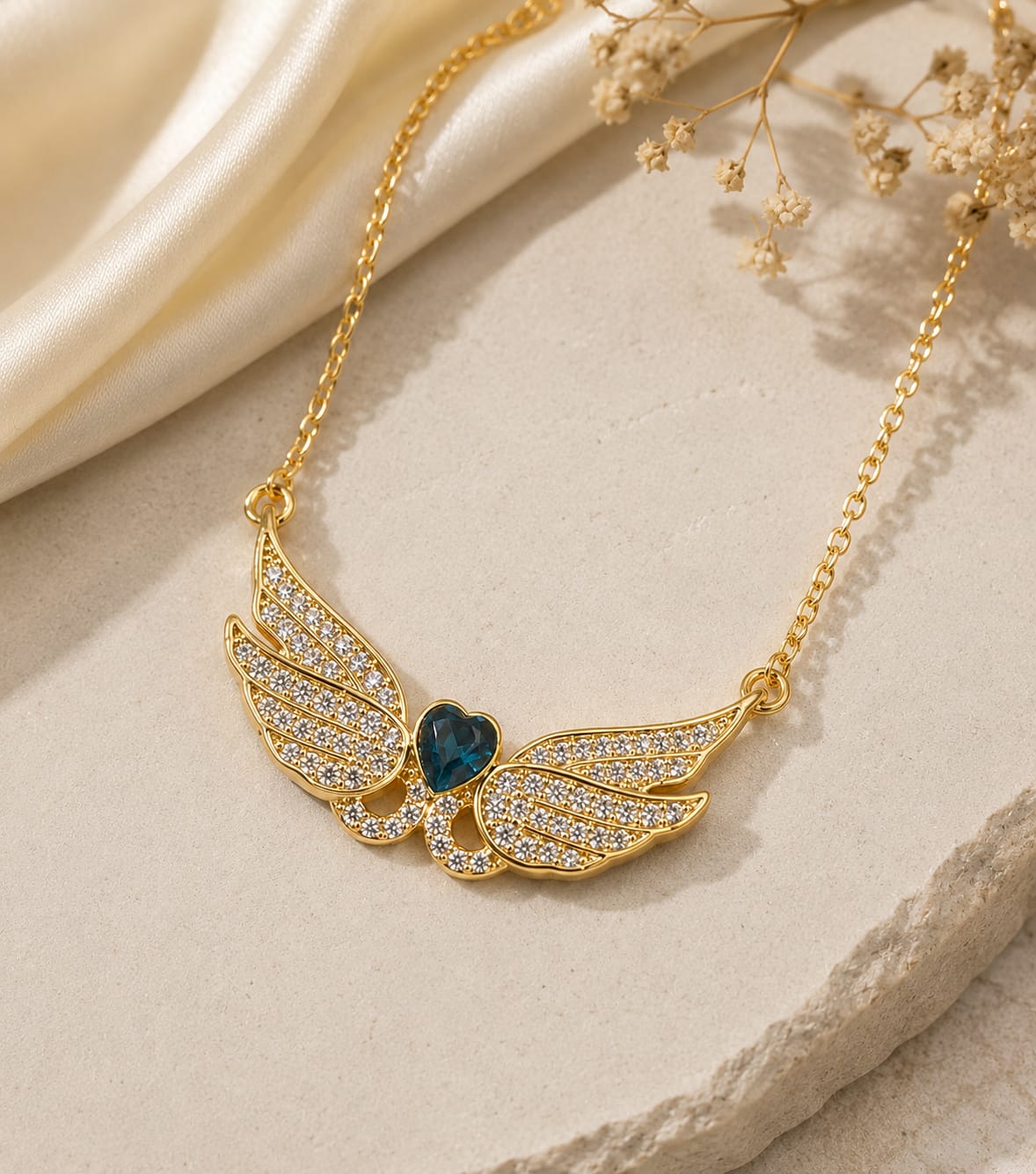 Sapphire Wings  Pendant