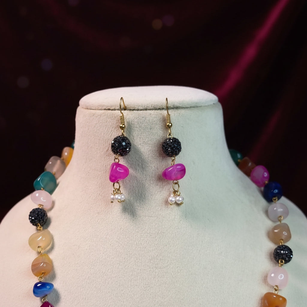 Multicolor Beaded Statement Mala