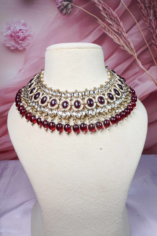 Collar Choker (Maroon)