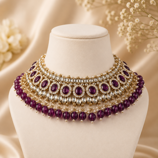 Collar Choker (Magenta)