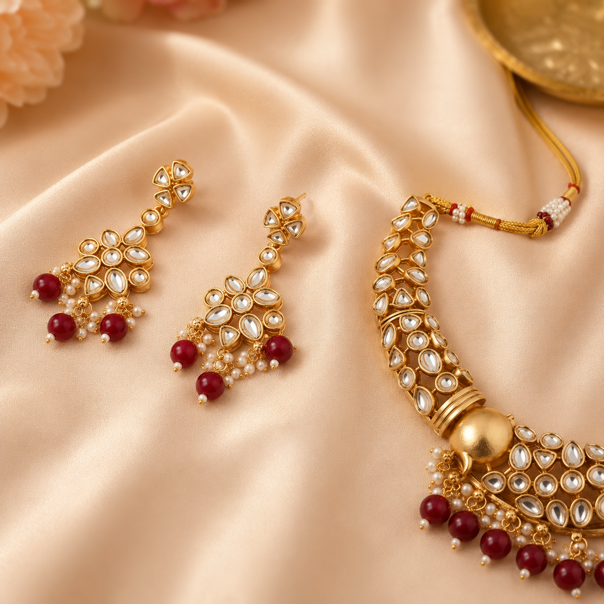 Elephant Kundan Necklace