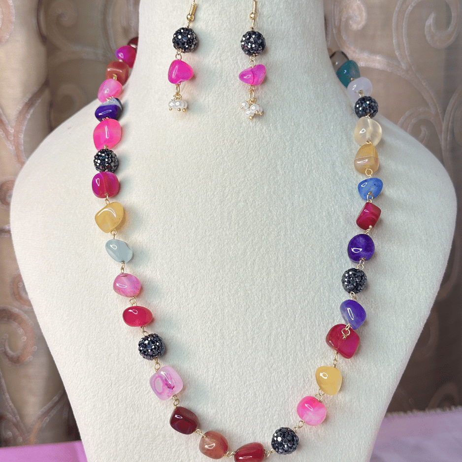 Multicolor Beaded Statement Mala