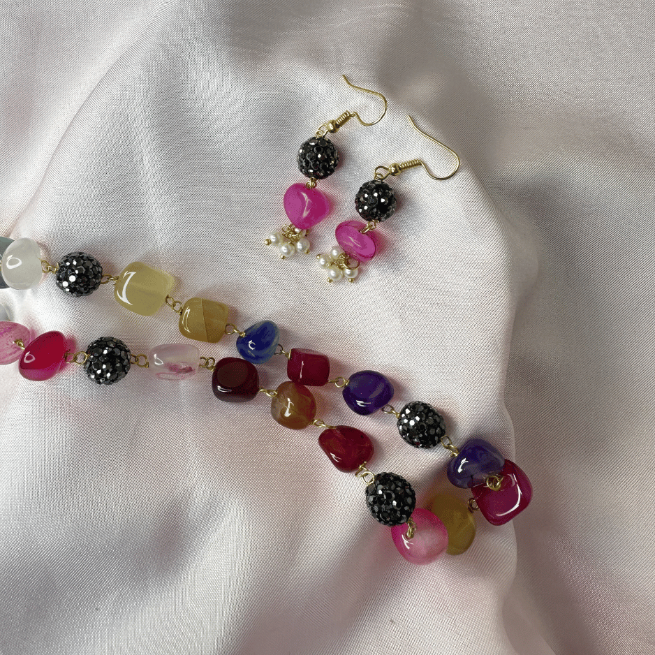 Multicolor Beaded Statement Mala