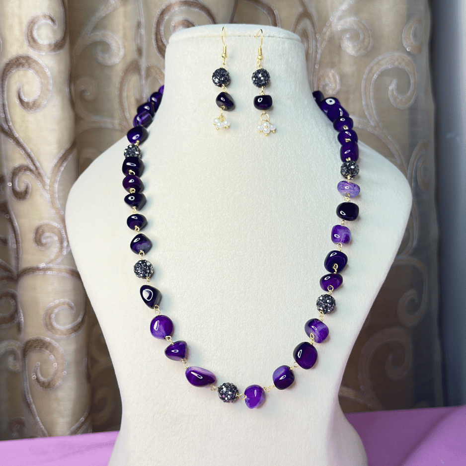 Royal Amethyst Bead Mala