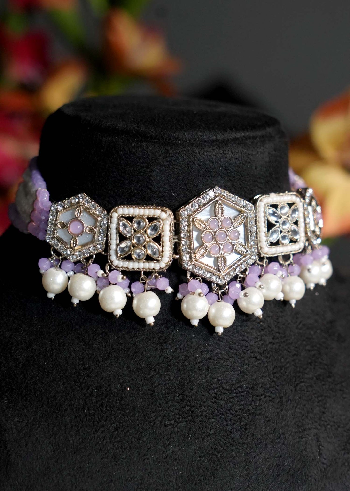 Lavender Hexa Choker