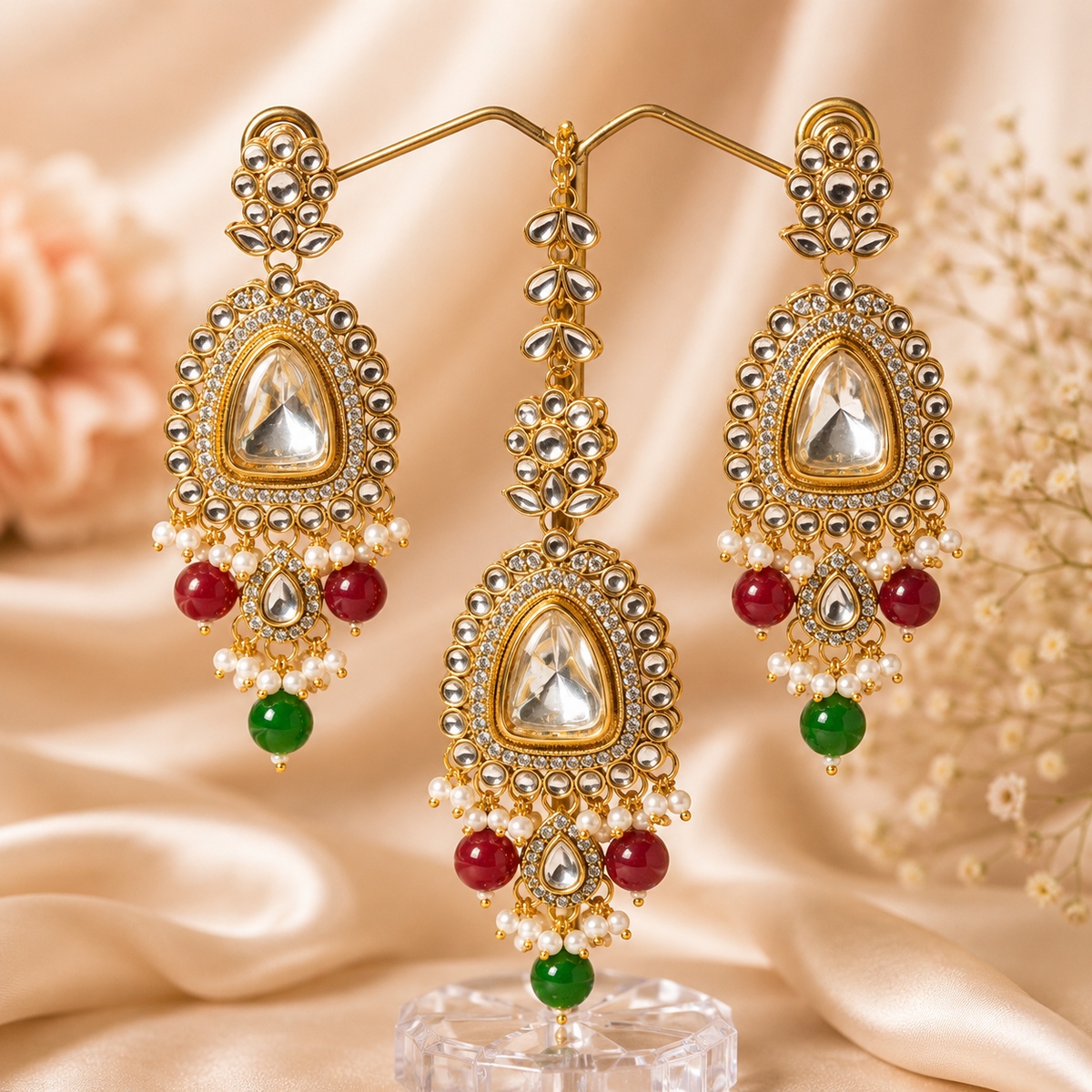 Rajwadi Kundan Choker