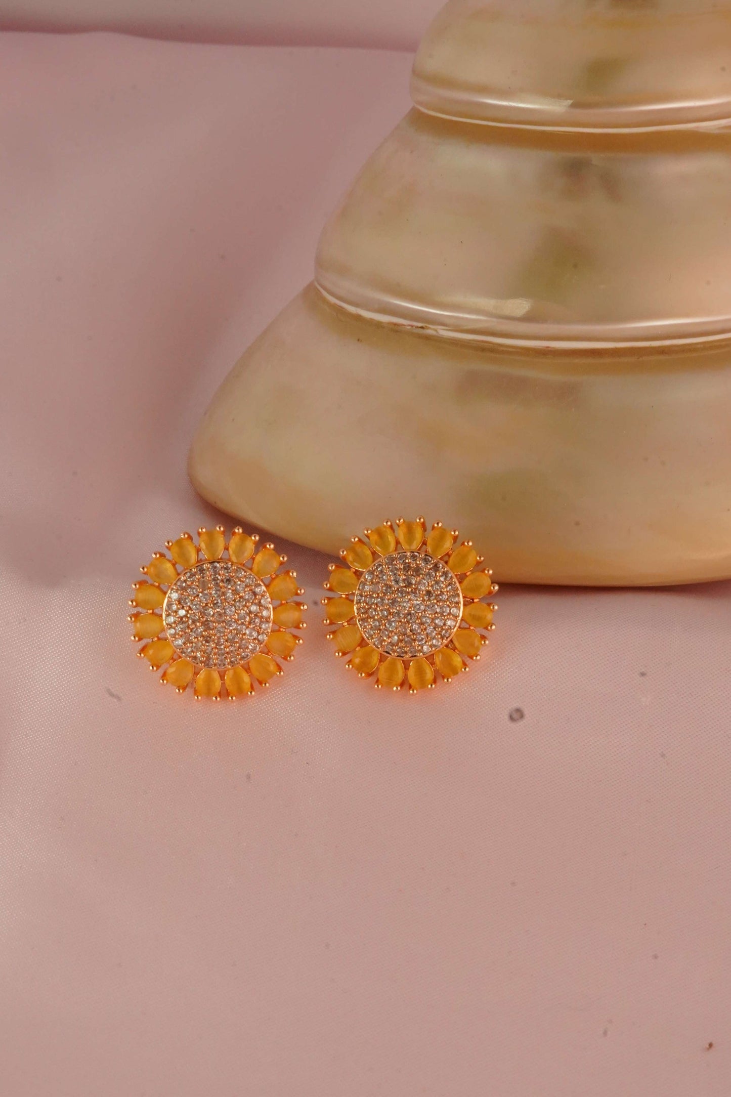 Sunflower Stud Earring