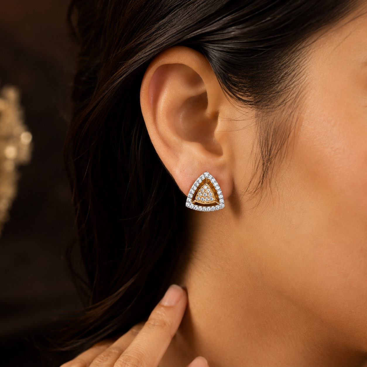 Trilume Ad Stud Earring