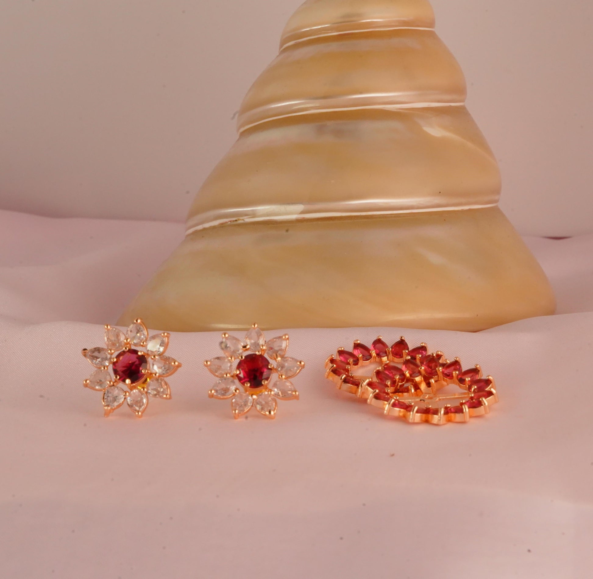 2 in One Stud Earring | Glamnaari