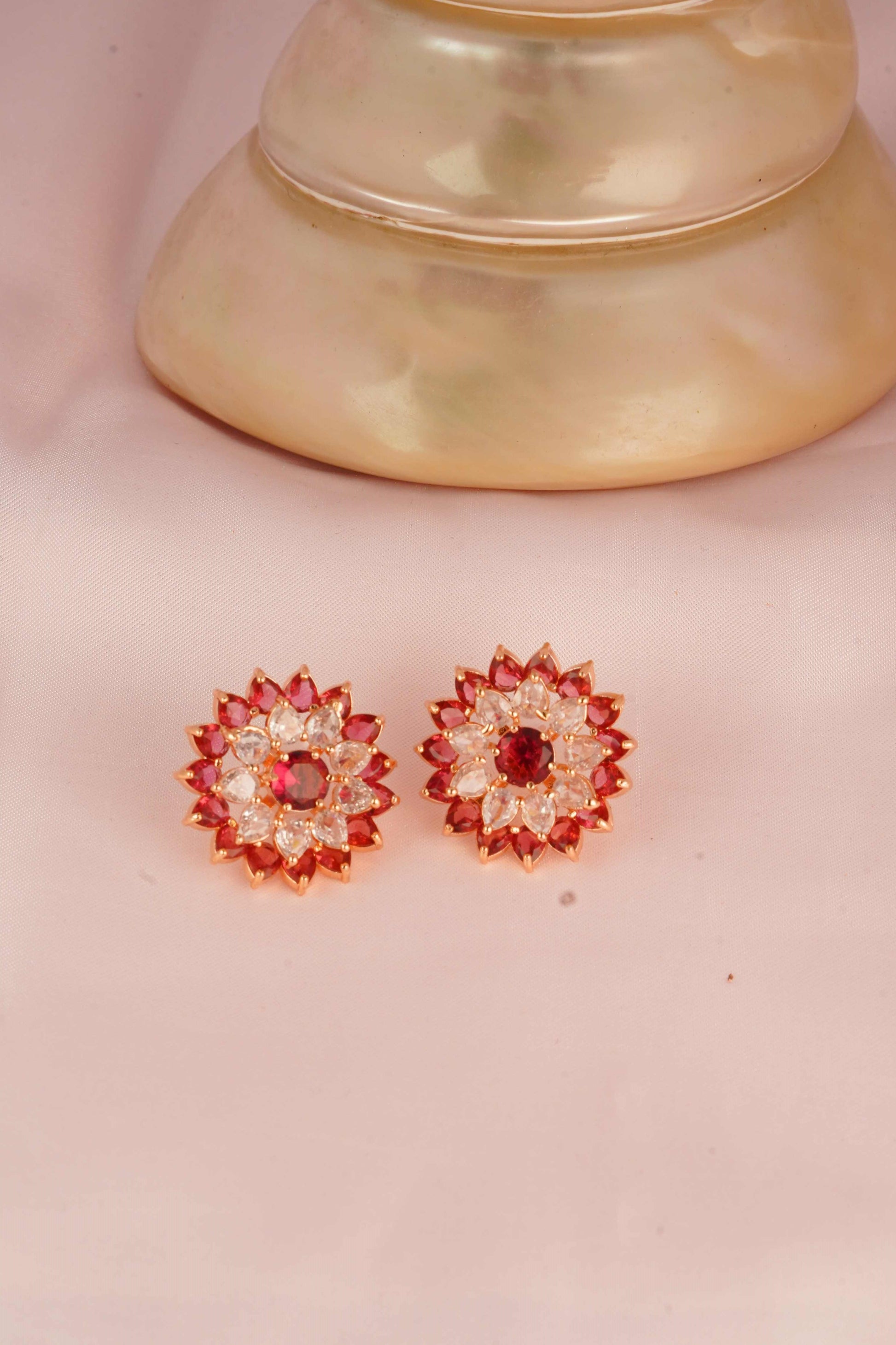 2 in one Studs Earrings | Glamnaari